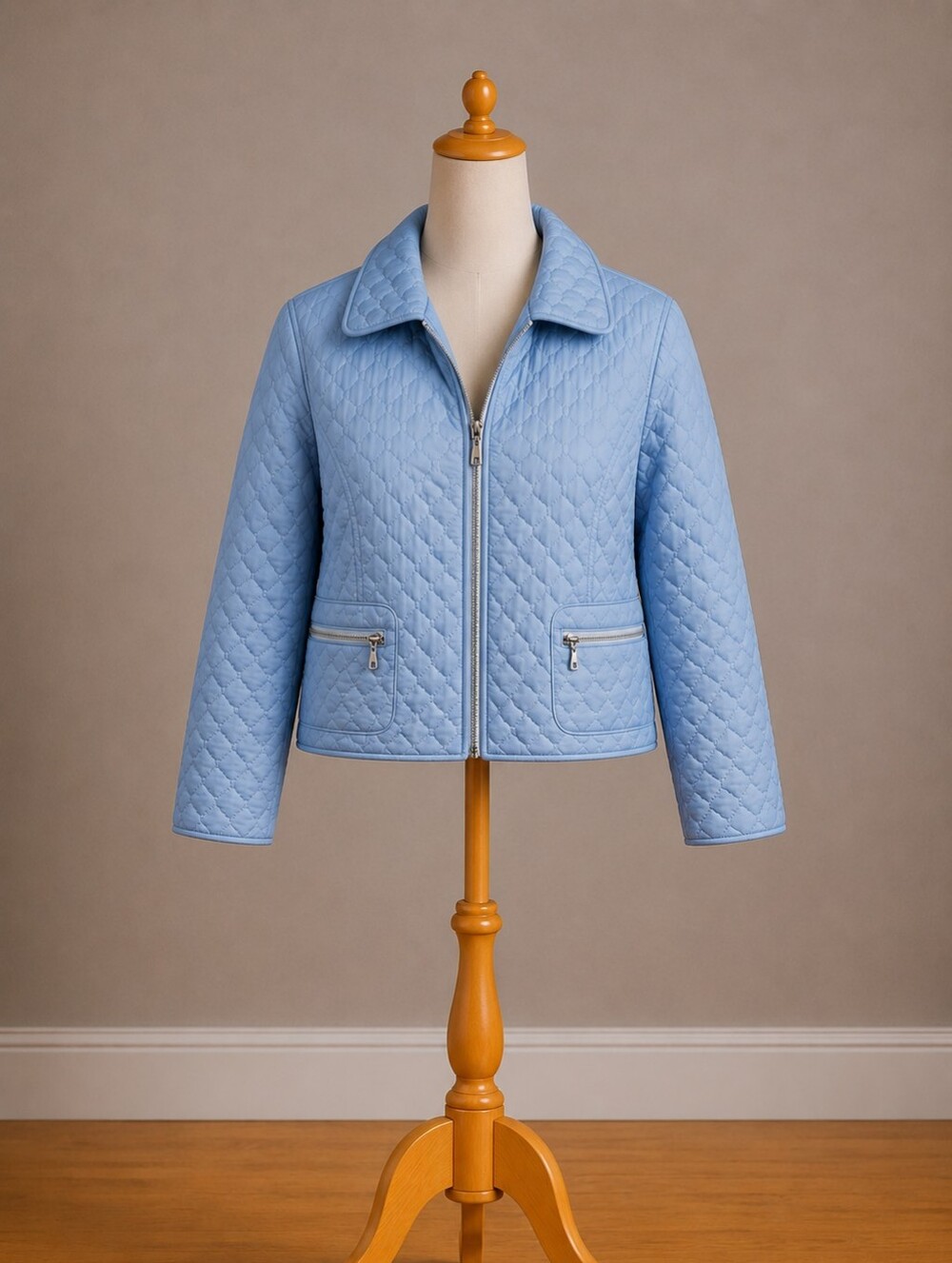 MARCELLE RENEE ACTIVE Baby Blue  Puffer Jacket